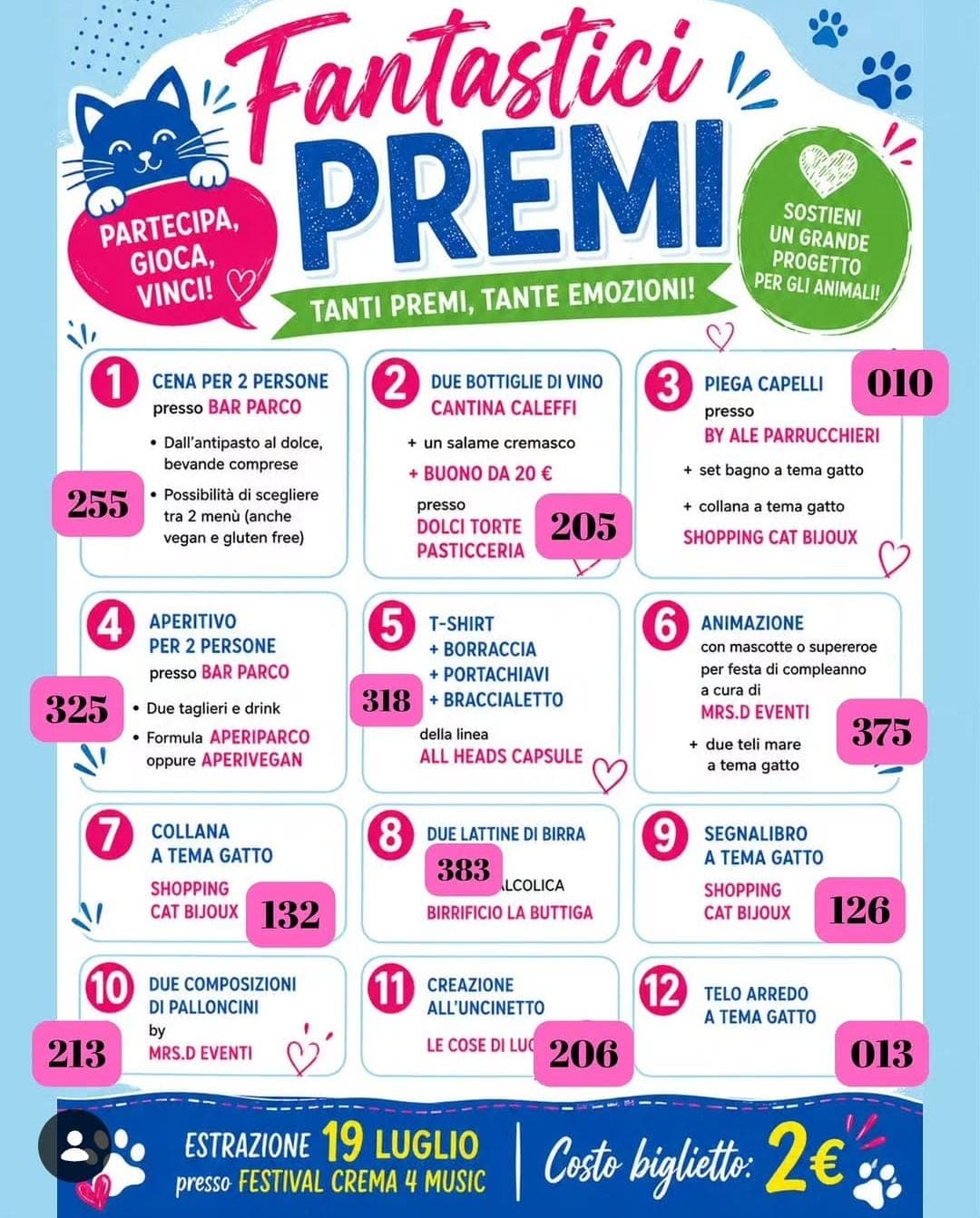 Numeri vincenti lotteria